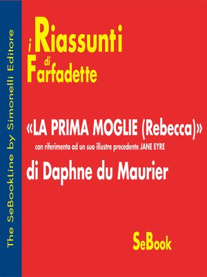 cover image of La Prima Moglie (Rebecca) di Daphne du Maurier - RIASSUNTO